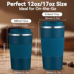 Baodaadan 12oz Insulated Travel Coffee Tumbler