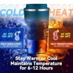 Baodaadan 12oz Insulated Travel Coffee Tumbler