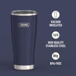 Thermos Icon 24oz Stainless Steel Tumbler, Mystic Navy