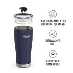 Thermos Icon 24oz Stainless Steel Tumbler, Mystic Navy