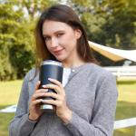 30oz Insulated Stainless Steel Tumbler Set - Black