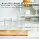 KEMORELA 2-Pack Double Wall Insulated Glass Tumblers