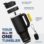 Frost Buddy 40 oz Insulated Tumbler with Straw