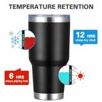 MEWAY 30oz Insulated Stainless Steel Tumbler Set