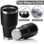 MEWAY 30oz Insulated Stainless Steel Tumbler Set