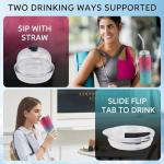 20oz Insulated Stainless Steel Tumbler with Straw