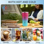 20oz Insulated Stainless Steel Tumbler with Straw