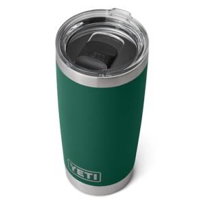 YETI 20 oz Vacuum Insulated Tumbler, Black Forest Green