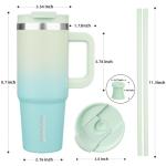 30 oz Stainless Steel Insulated Tumbler, Mint