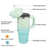 30 oz Stainless Steel Insulated Tumbler, Mint