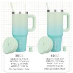 30 oz Stainless Steel Insulated Tumbler, Mint