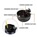 24 oz Insulated Travel Mug with Handle - Navy Blue