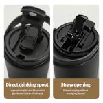 24 oz Stainless Steel Insulated Tumbler with Straw