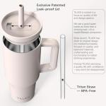 TILUCK 40 oz Insulated Tumbler with Handle