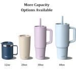 TILUCK 40 oz Insulated Tumbler with Handle