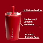 HydroJug 14 oz Insulated Travel Tumbler - Alumni Red