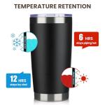 MEWAY 20oz Insulated Stainless Steel Tumbler 8-Pack