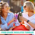 HAUSHOF 20 oz Insulated Stainless Steel Tumbler