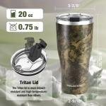 HAUSHOF 20 oz Insulated Stainless Steel Tumbler