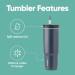 Owala 24 oz Insulated Travel Tumbler - Black/Grey