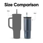 Owala 24 oz Insulated Travel Tumbler - Black/Grey