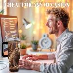 40 Oz Wolf Tumbler with Handle and Straw