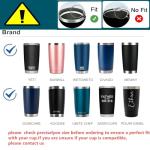 2 Pack of 20 Oz Tumbler Lids - Black