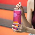 16 Pack 20 oz Skinny Stainless Steel Tumblers