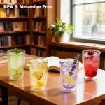 16 oz Unbreakable Double-Walled Insulated Tumblers - Set of 4