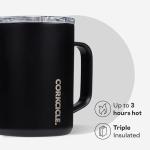 Corkcicle Classic Coffee Mug - 16 oz Black