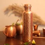 32oz Pure Copper Hammered Water Tumbler