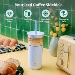 Aspen 20 oz Insulated Tumbler with Lid & Straw