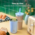 Aspen 20 oz Insulated Tumbler with Lid & Straw