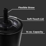 HydroJug Insulated 14 oz Tumbler with Straw