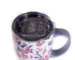 Vera Bradley 18oz Insulated Coffee Tumbler - Pink Floral