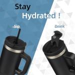 Konokyo 40 oz Insulated Tumbler with Handle