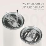 Beige 20oz Stainless Steel Insulated Travel Tumbler