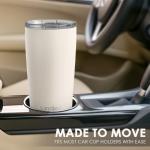 Beige 20oz Stainless Steel Insulated Travel Tumbler