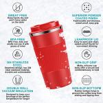 YINJOYI 17oz Insulated Travel Coffee Tumbler