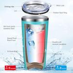 16-Pack Thank You Tumblers with Lids and Straws