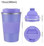 RNGODO 12oz Insulated Travel Coffee Mug