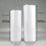 KKOANA 30-20oz Cat Skinny Tumbler with Straw