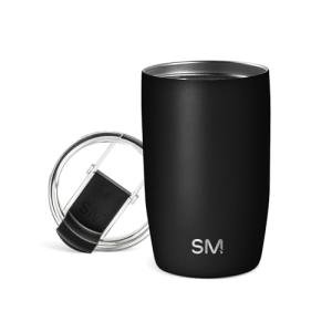 Midnight Black Insulated Travel Coffee Mug 12oz