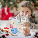 NymphFable 12oz Insulated Cat Wine Tumbler