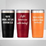 Custom Engraved 20 oz Stainless Steel Tumbler