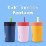 Owala Kids Stainless Steel Tumbler with Straw