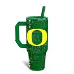 40 oz Stainless Steel Insulated Tumbler with Straw