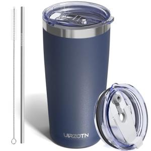 20oz Leakproof Travel Coffee Tumbler with Straw