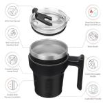 10 oz Stainless Steel Insulated Tumbler with Handle