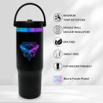 30 oz Vacuum Insulated Tumbler with Handle